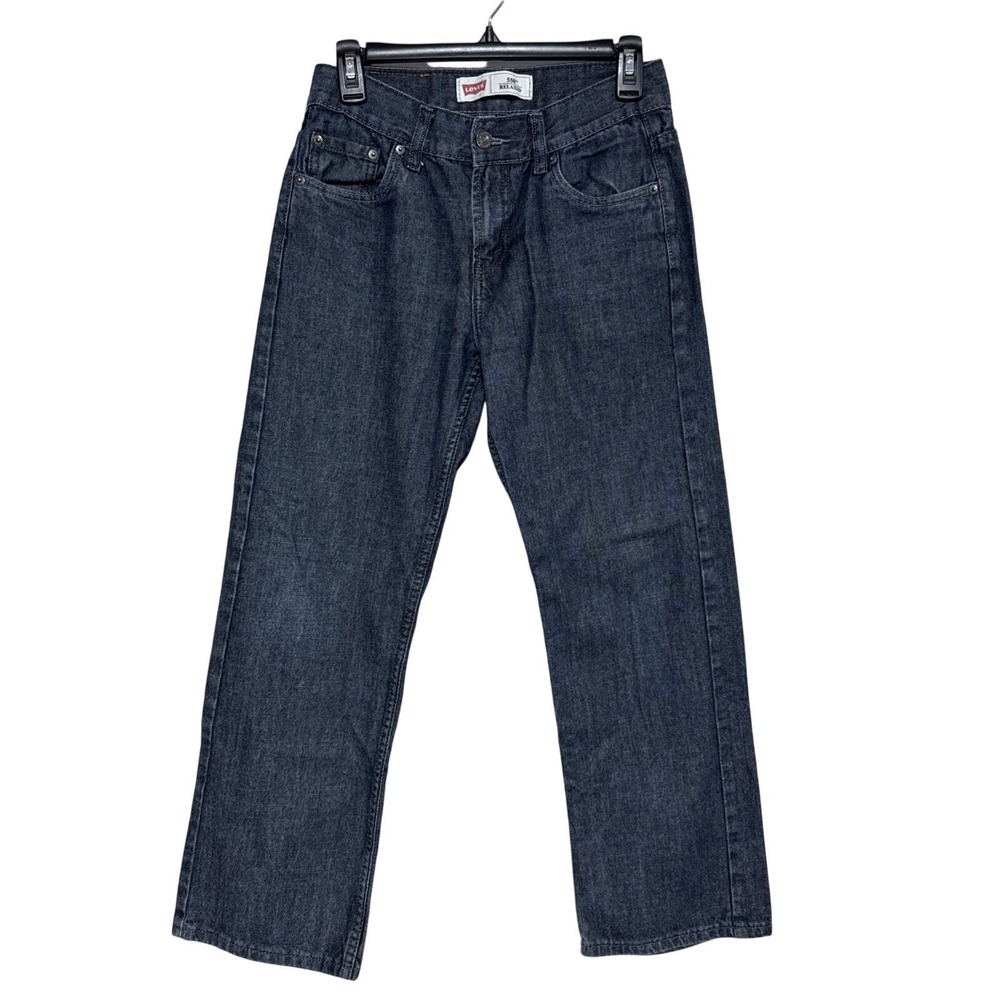 Levi's 550 Boys Size 14 Straight Leg Relaxed Fit Western 100% Cotton #034